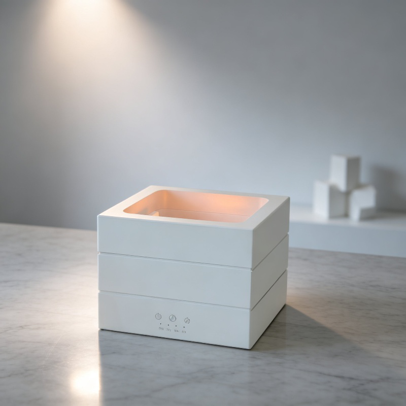 Humidificador y difusor de aromas de siete colores, modelo para hotel