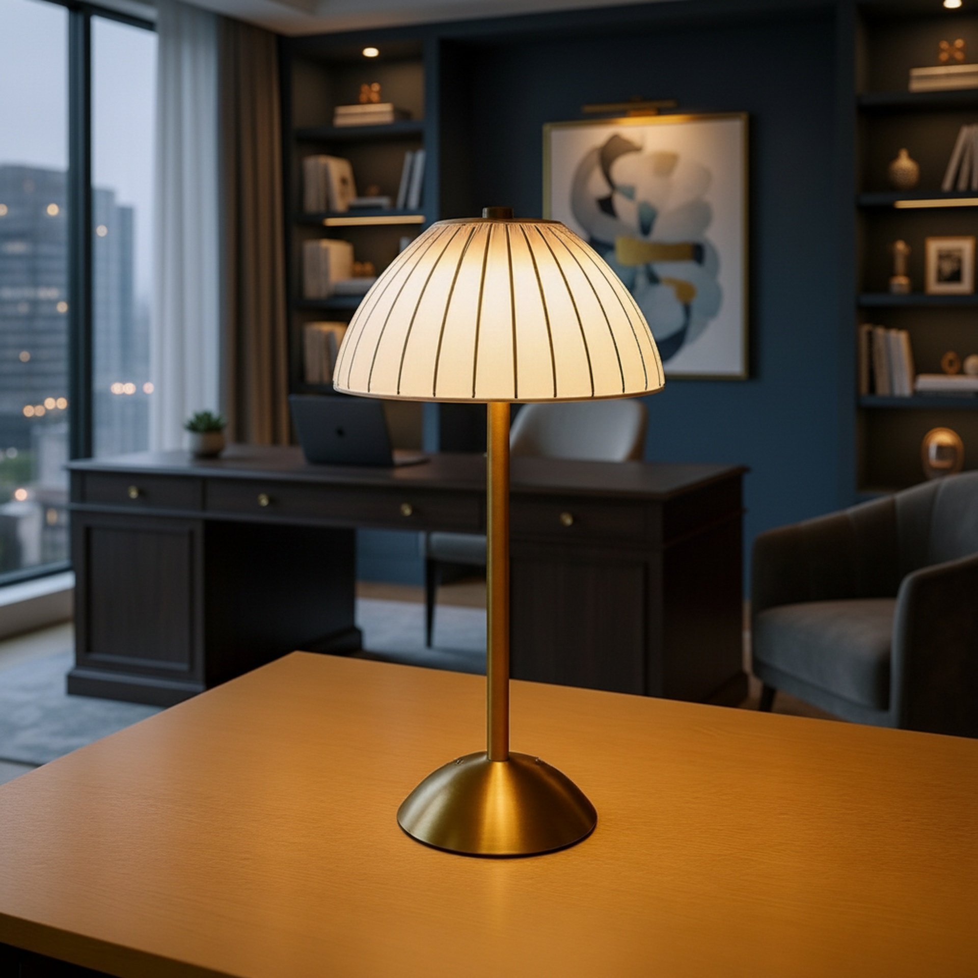Lampe de bureau élégante en cristal pour décoration intérieure