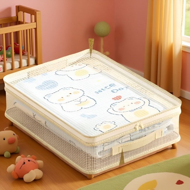 Bolsa organizadora transparente y práctica de usos múltiples