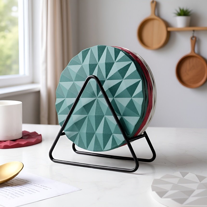 Multifunctional triangular drain rack for kitchen