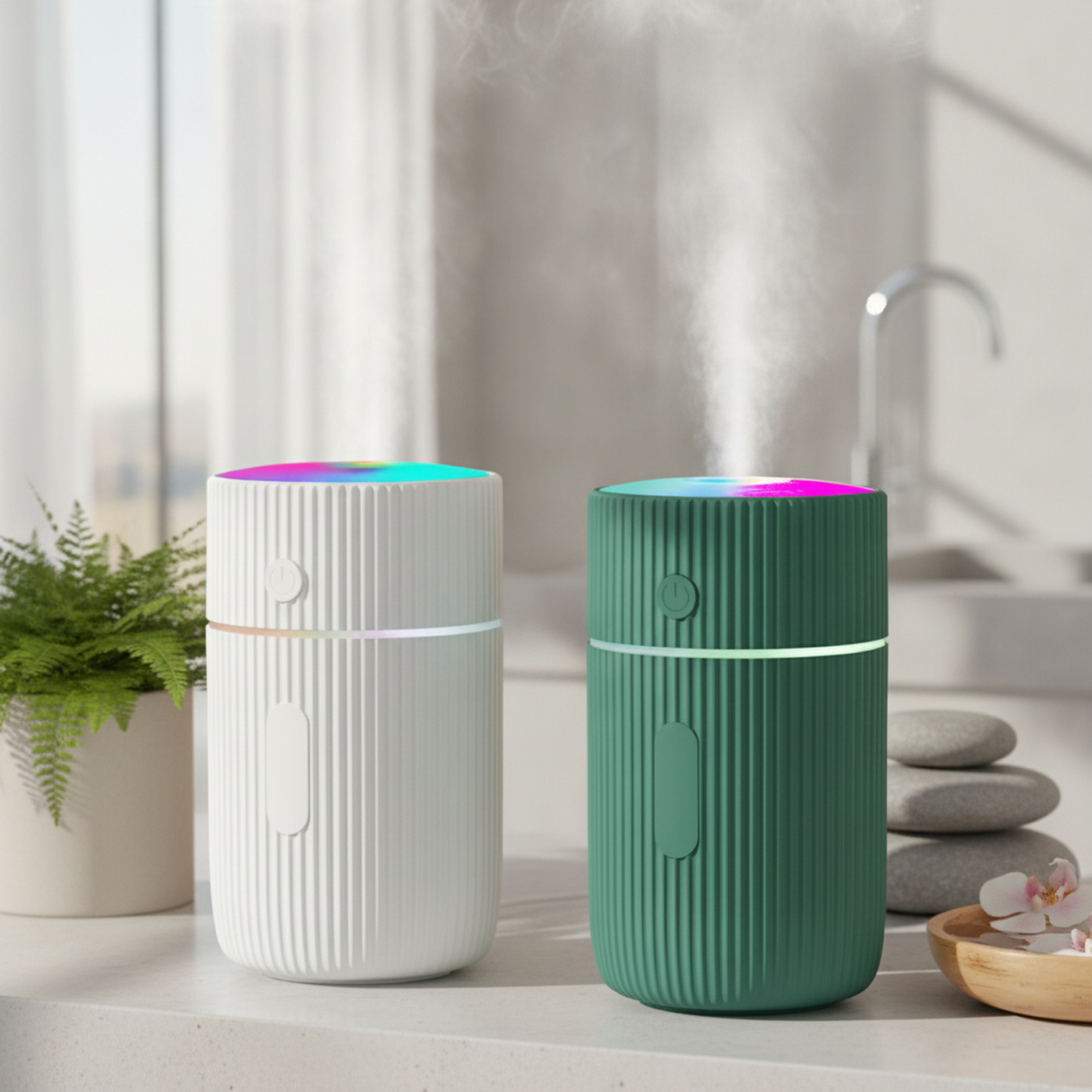 Refillable Air Humidifier for Home and Office Use