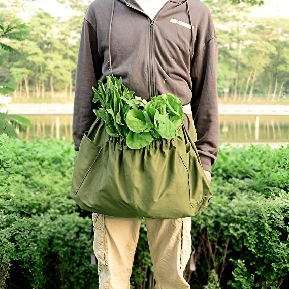 Tablier de récolte pour légumes et fruits