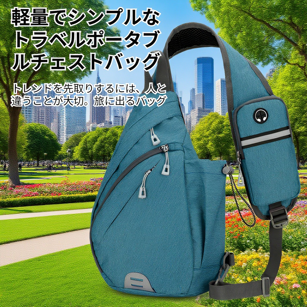 新作メンズクロスボディバッグ全体写真