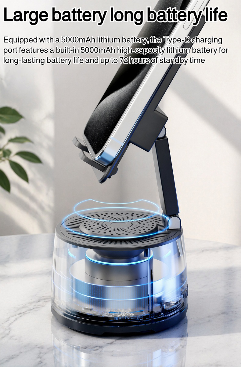 Adjustable desktop speaker stand for subwoofers