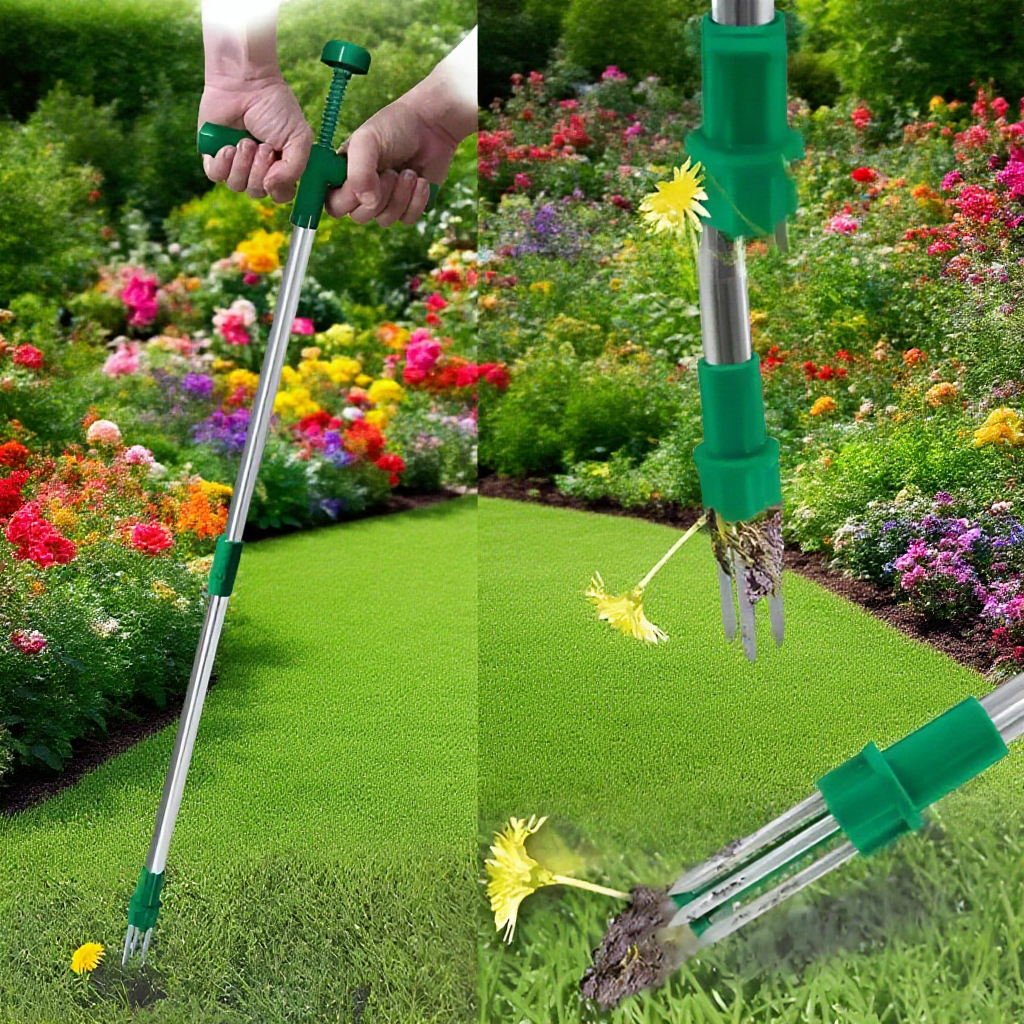 アルミチューブ手動雑草抜き器