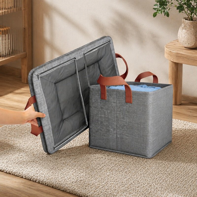 Multifunctional household storage box for home organization