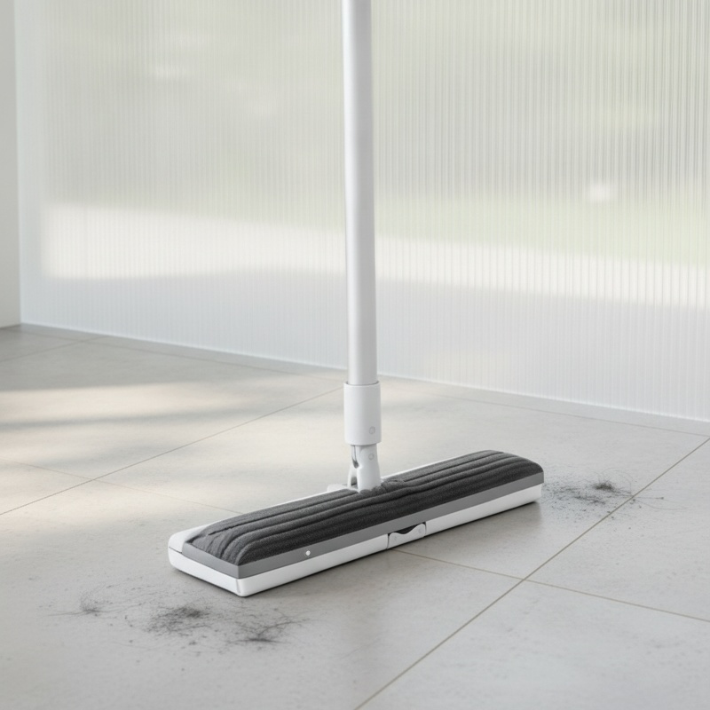 Mopa de esponja para uso doméstico con cabezal de algodón absorbente, no requiere lavado