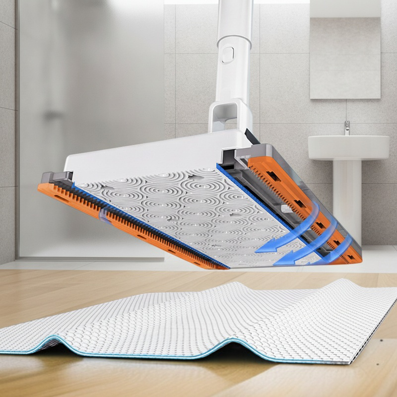 Paño mop para el hogar, mini, lavable, sin manos, con clip, para limpieza fácil