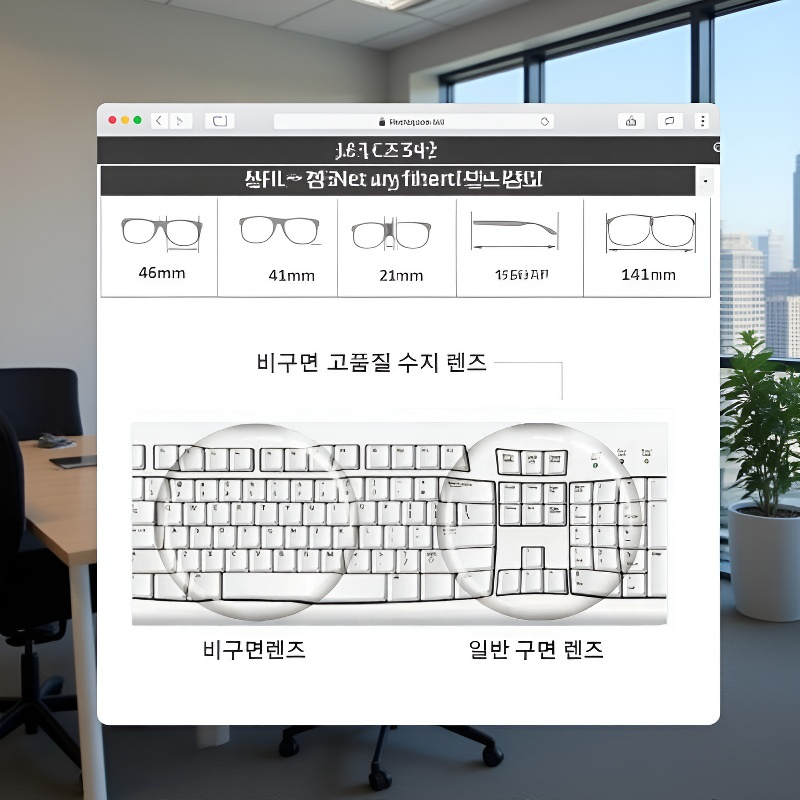 에터렌스 수제 감성 왕관형 돋보기 안경