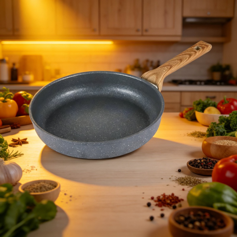 Sartén multifuncional de piedra Maifan antiadherente para bistec plano