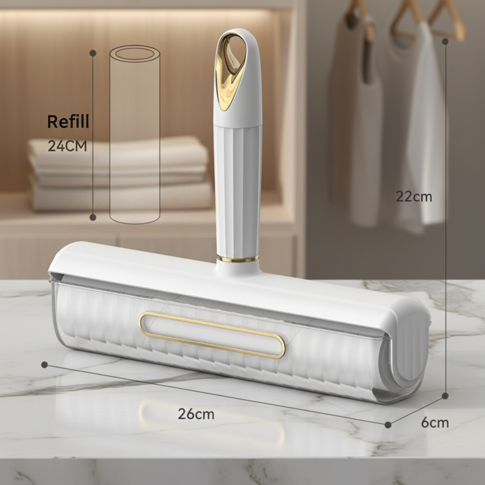 Premium lint roller for spotless clothes