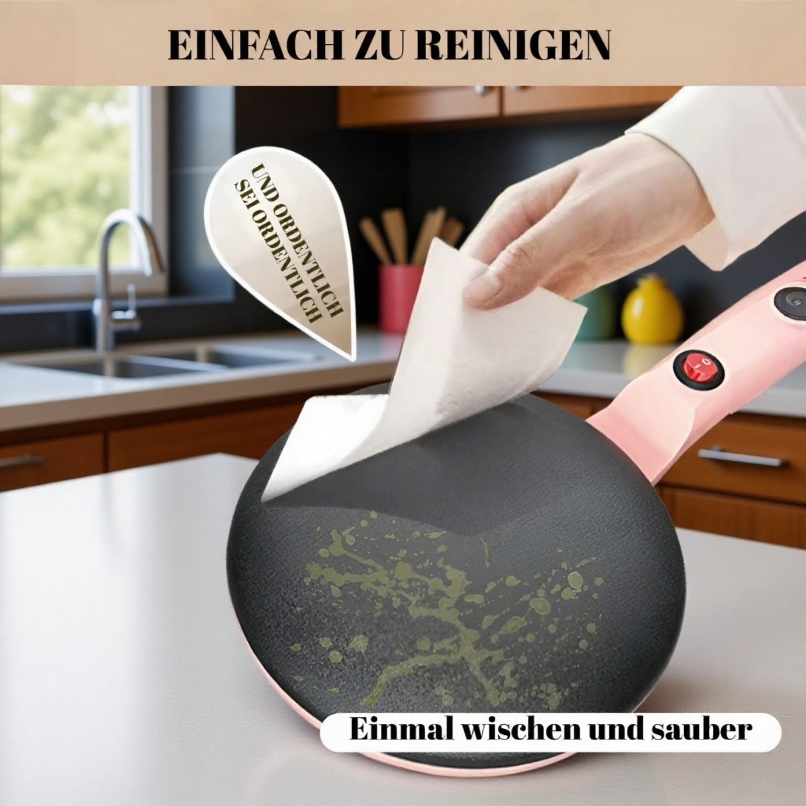 Frühlingspfannkuchen-Rollmaschine, Antihaft Pfannkuchen-Pfanne