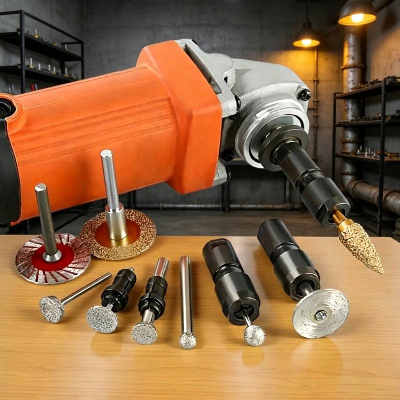 Herramientas de corte y pulido incluidas en el kit de actualización