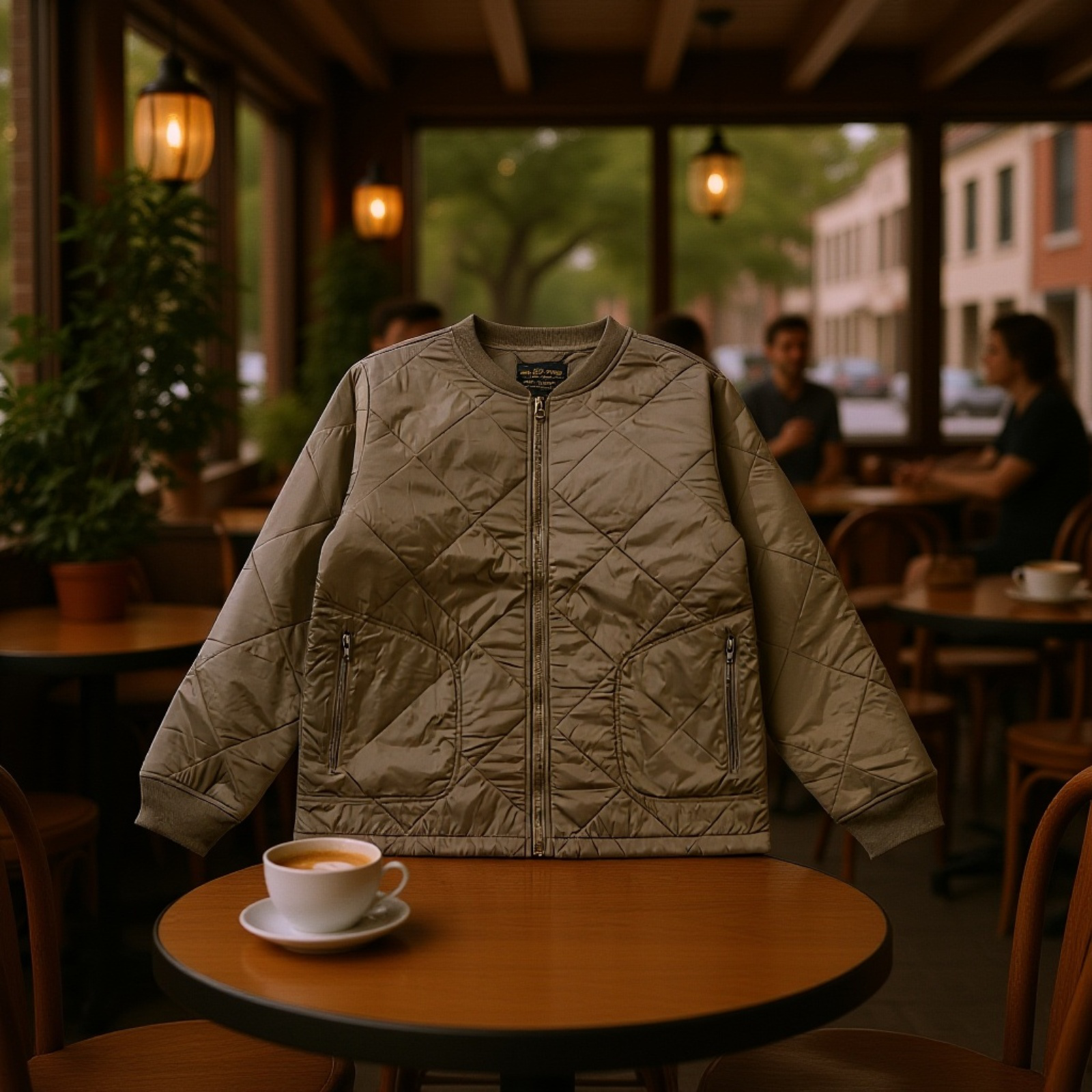 中綿入りCWUキルティングジャケット