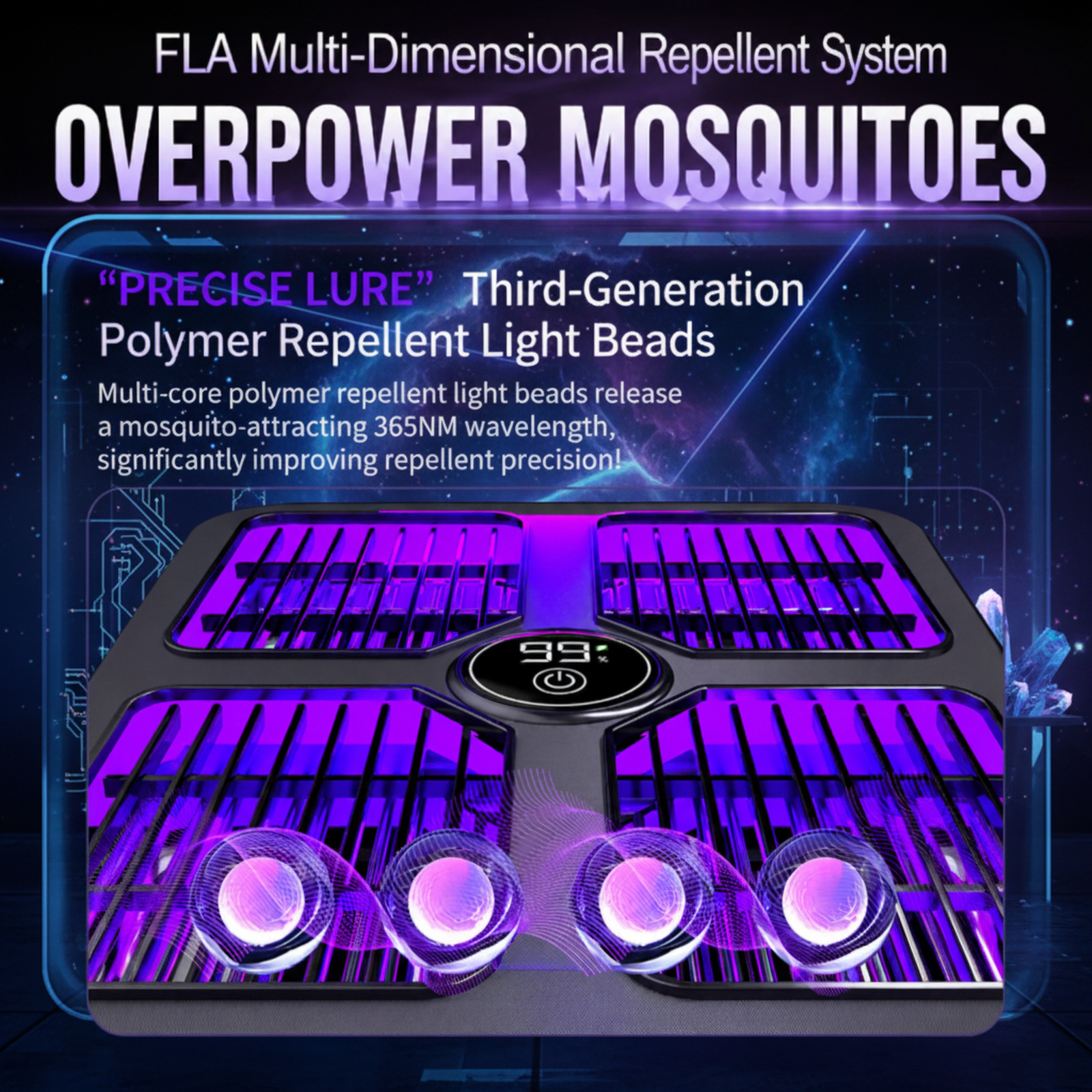 Safe and Silent Electric Mosquito Killer Lamp for Mothers and Babies