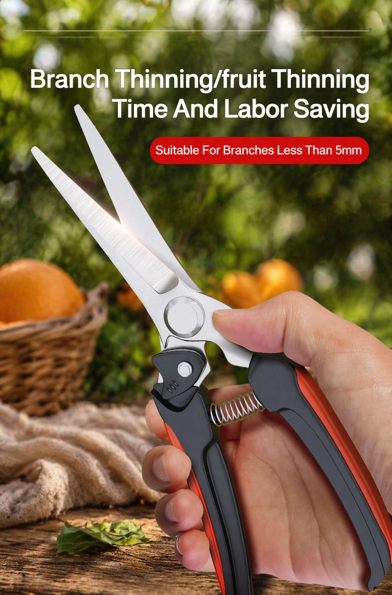 Ergonomic handle design of garden shears