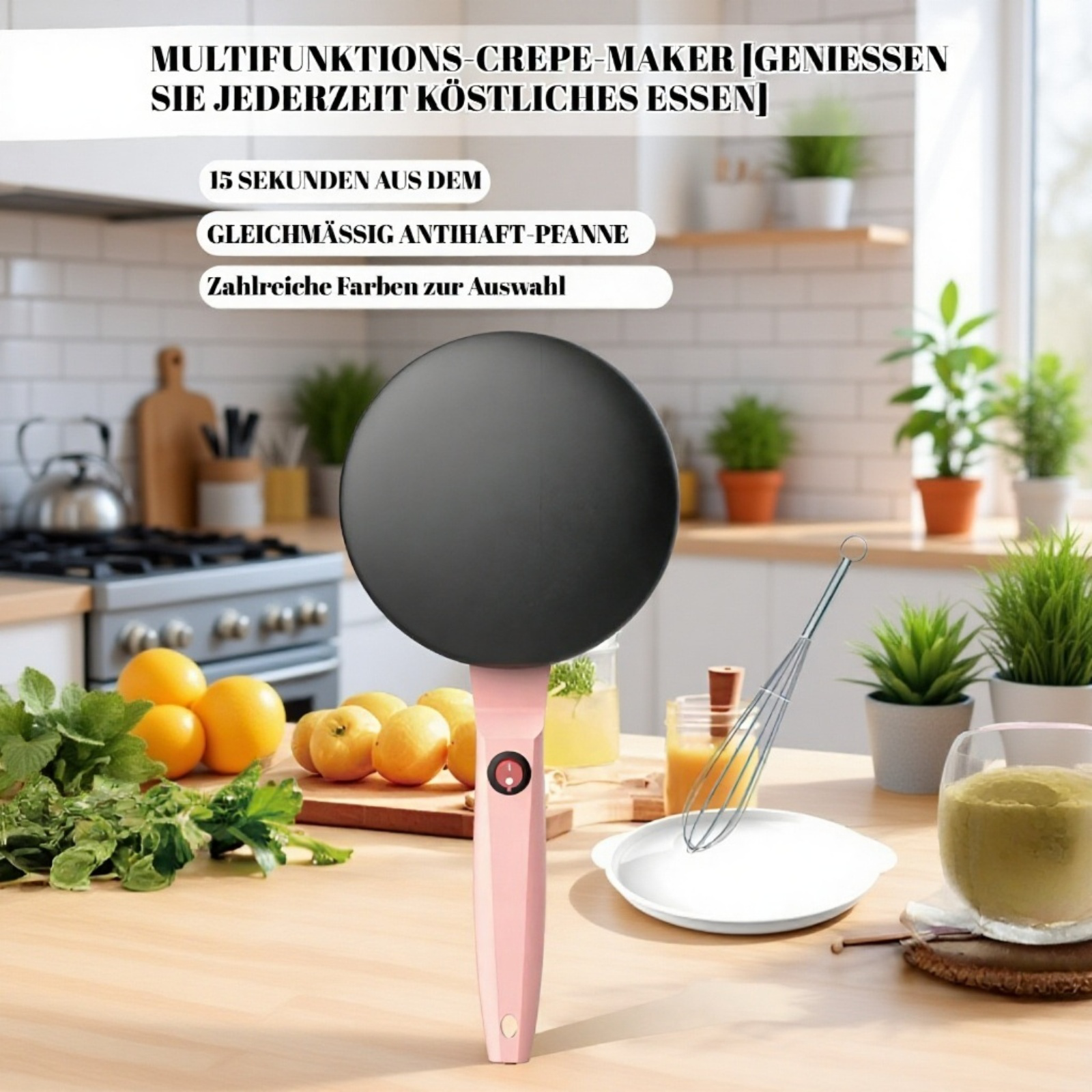 Frühlingspfannkuchen-Rollmaschine, Antihaft Pfannkuchen-Pfanne