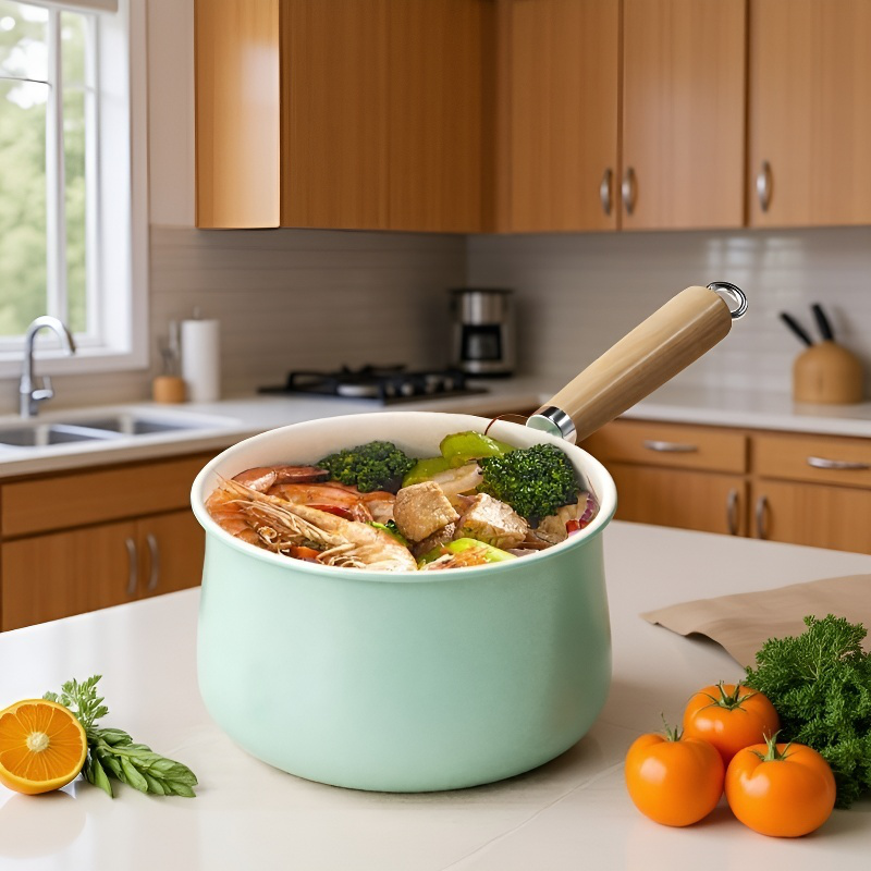 가정용 무접착 우유냄비 양면 무접착 비주얼 라면냄비