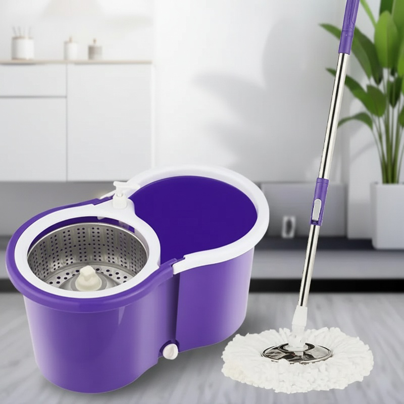 Dual Drive Lightweight Mop for Easy Home Cleaning