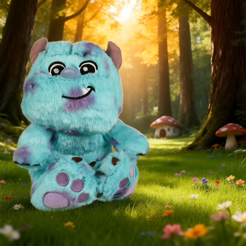 발광 뮤직 설리번 봉제 인형