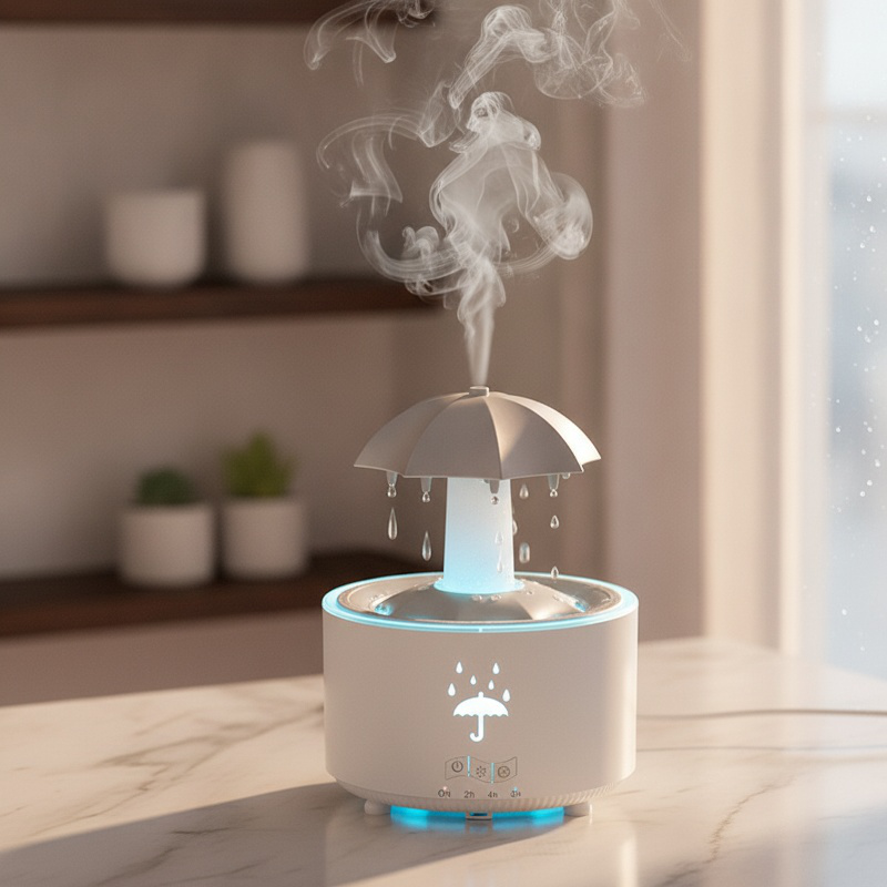 Máquina de aromaterapia gota de agua con control remoto
