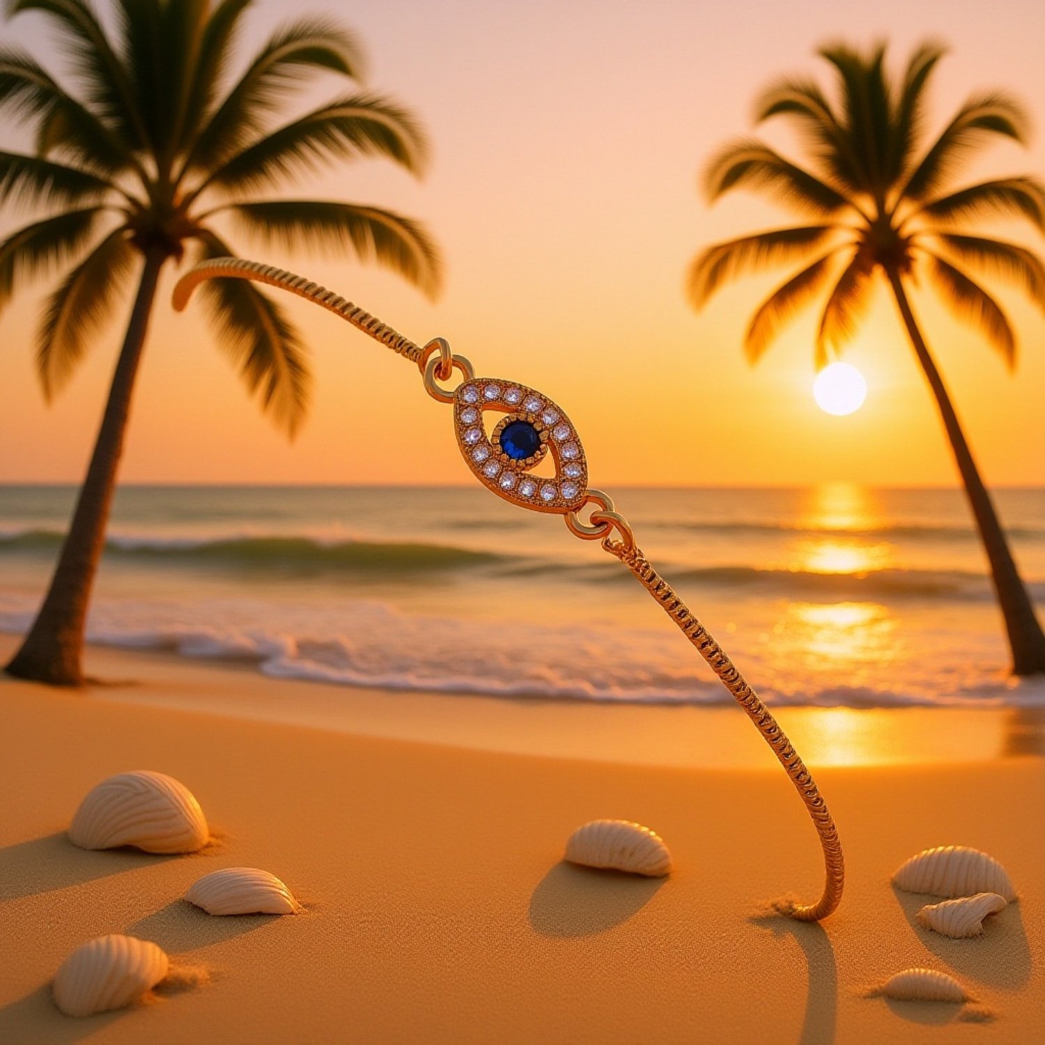 Kvalitní titánová ocel s jedinečným přívěskem oka