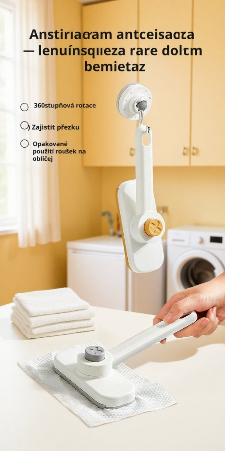 Mini automatický mop bez ručního praní