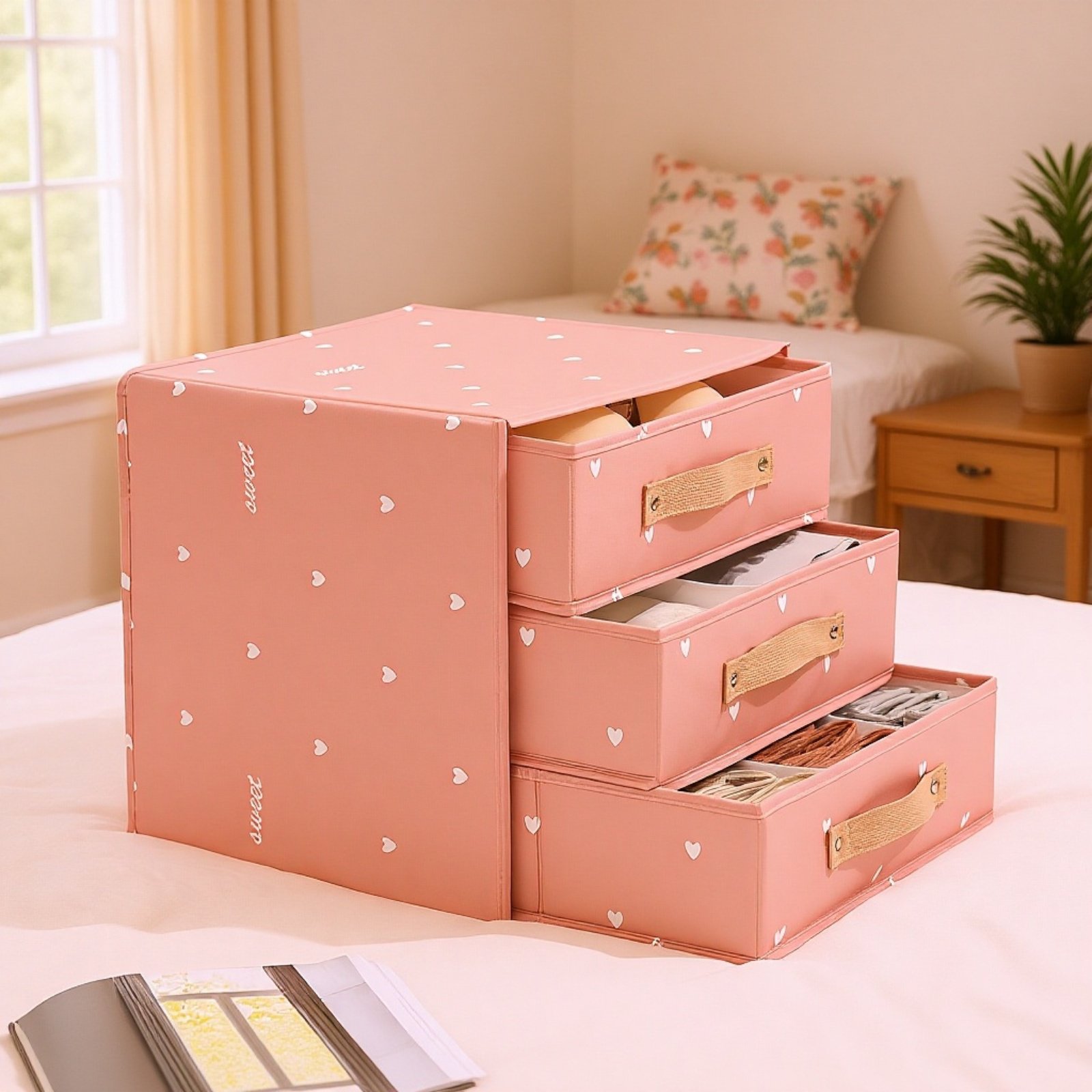 Haushalt Kleidung Organizer Schubladen-Aufbewahrungsbox
