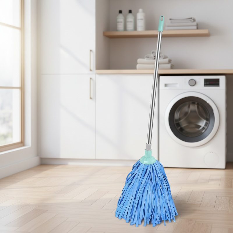 Water Buckskin Round Head Mop for Gentle Floor Cleaning
