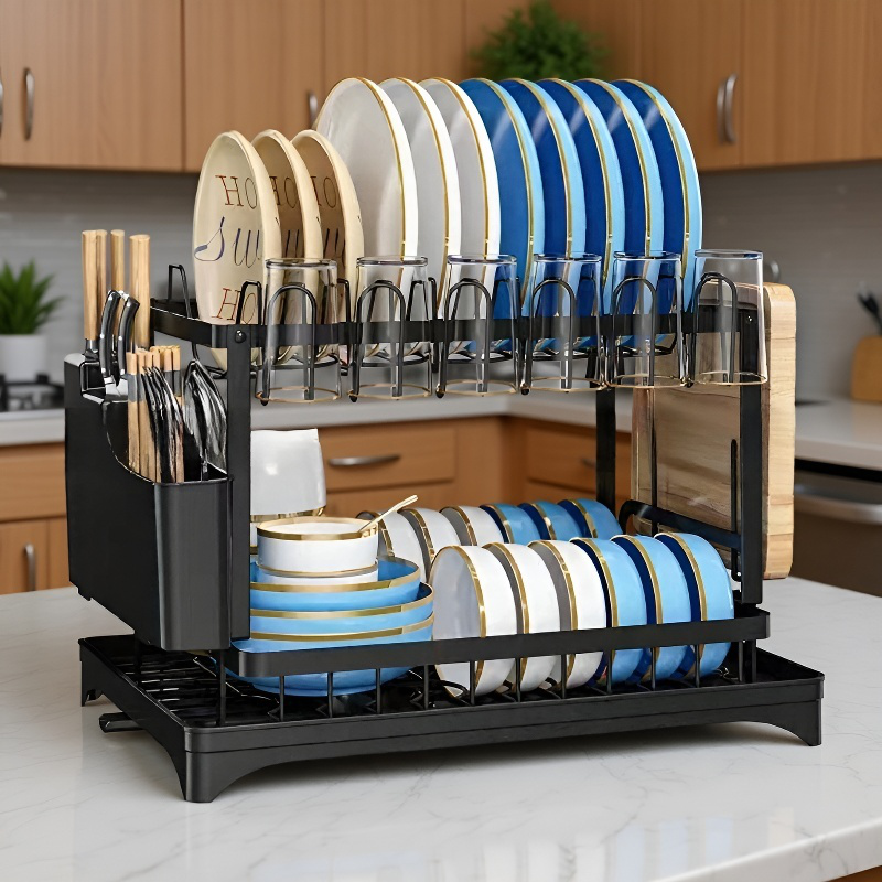 Multifunctional dish rack