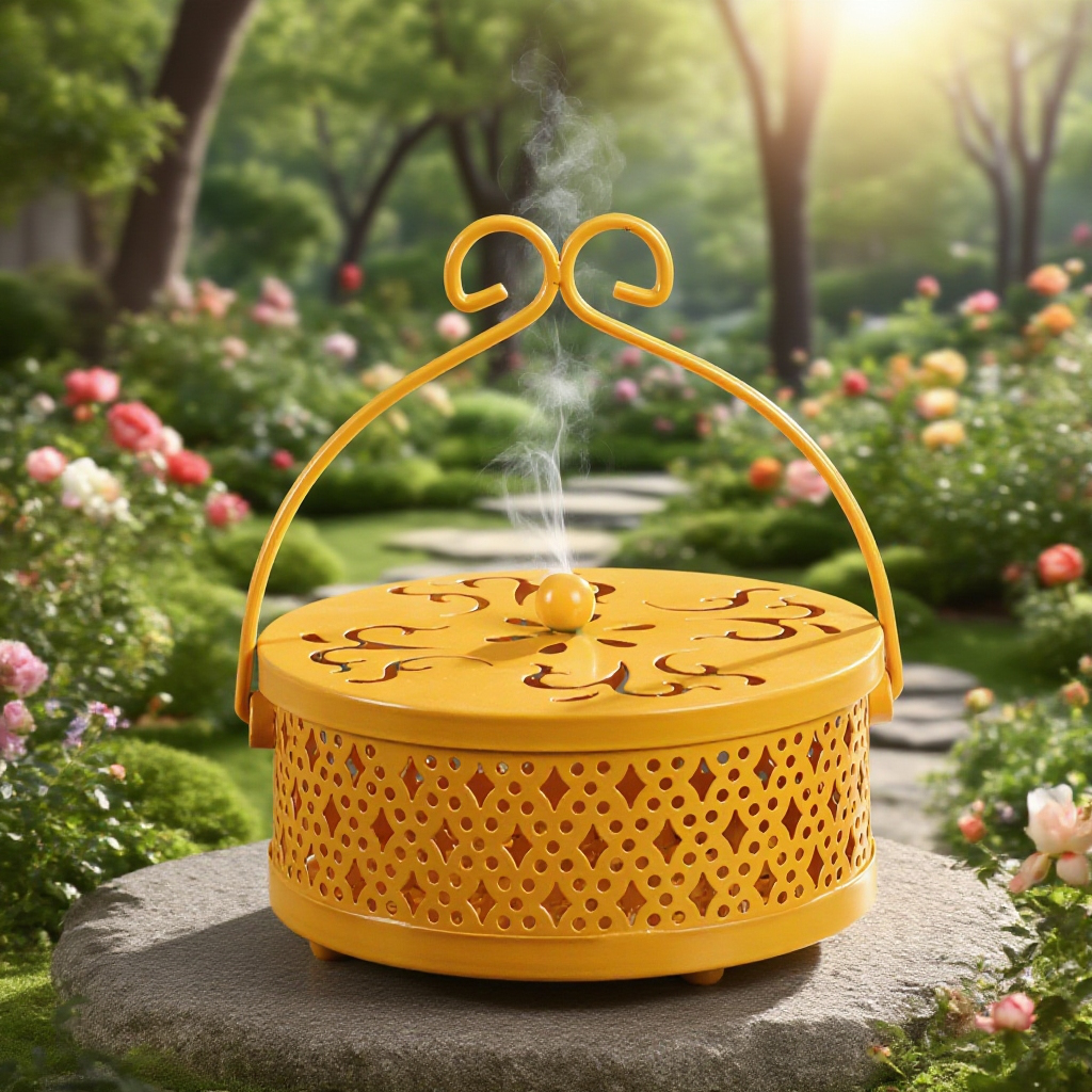 Snadno použitelný stojan na spirálu pro ochranu před komáry