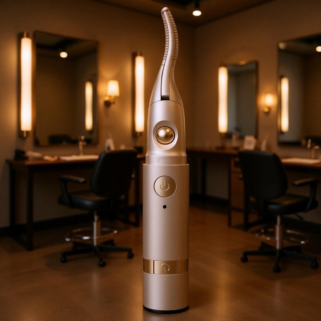 Elektrische Wimpernzange und Augenbrauentrimmer 2-in-1