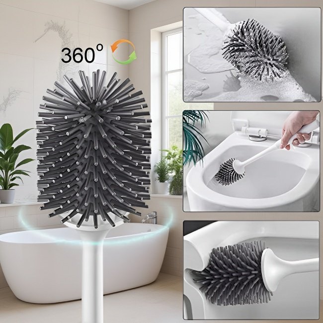 부드럽고 효율적인 청소가 가능한 변기솔