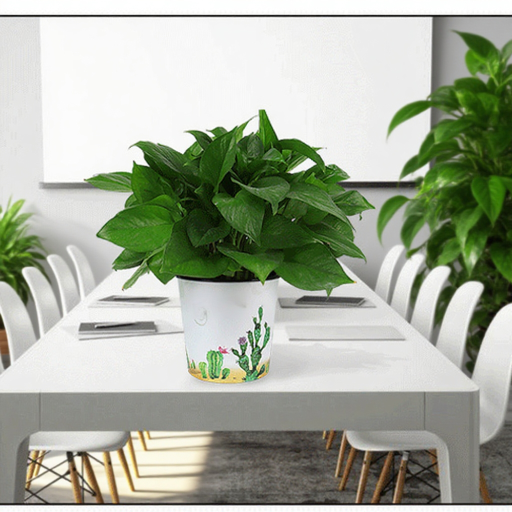 Malovaný samozavlažovací květináč