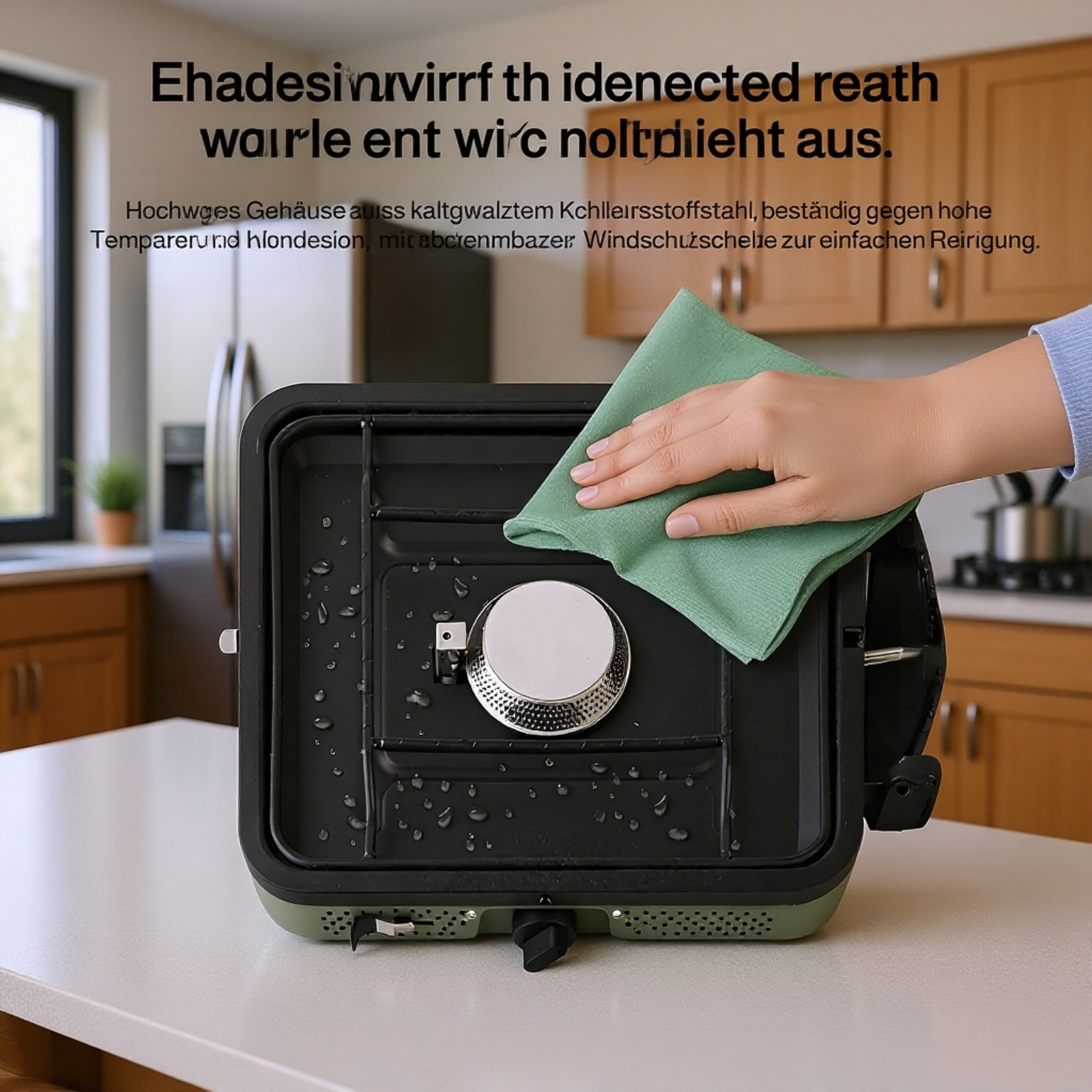 Gaskocher mit stabilem Standfuß für den Außenbereich