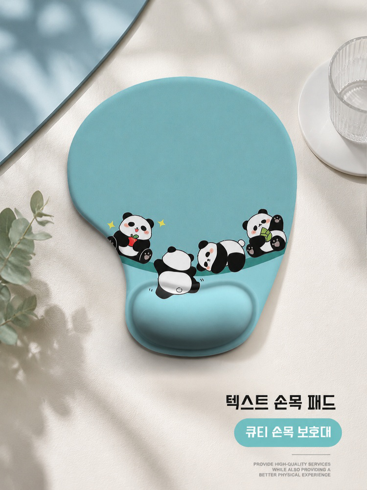 귀여운 손목 보호 실리콘 마우스 패드
