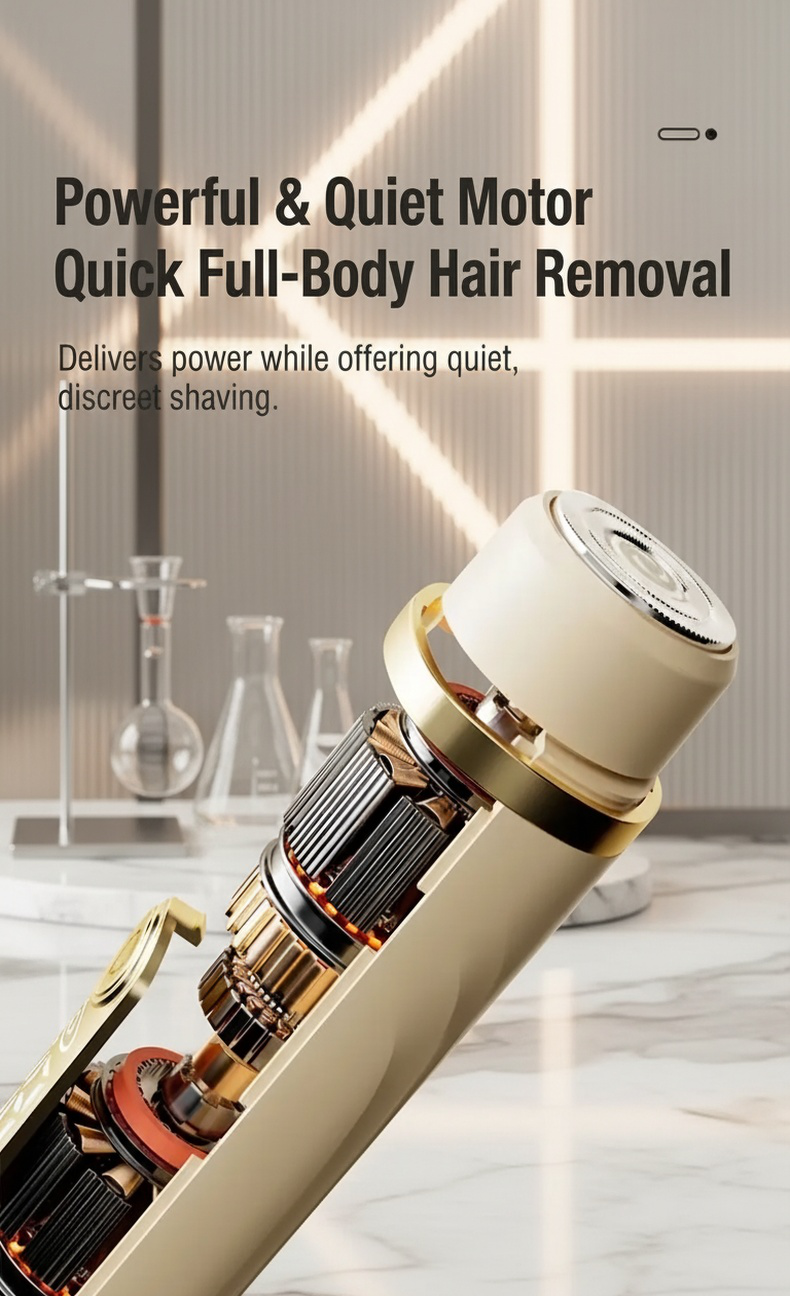 Gentle hair removal for sensitive skin