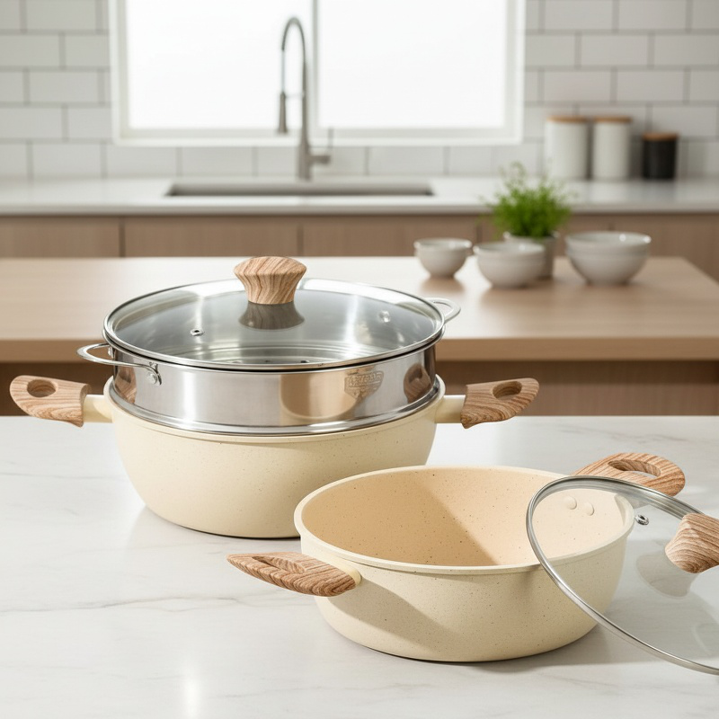 Multipurpose milk stew pot for kitchen use