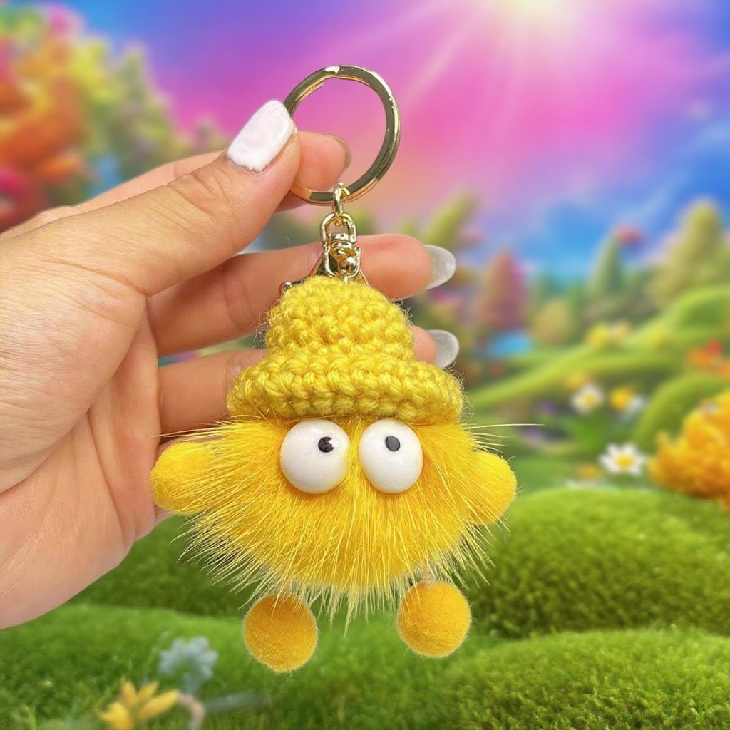 كرات الفحم الصغيرة قلادة قزم لطيف