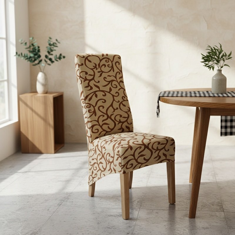 Slanting Chair Covers Chair Covers Various Patterns Office Stretch Printed