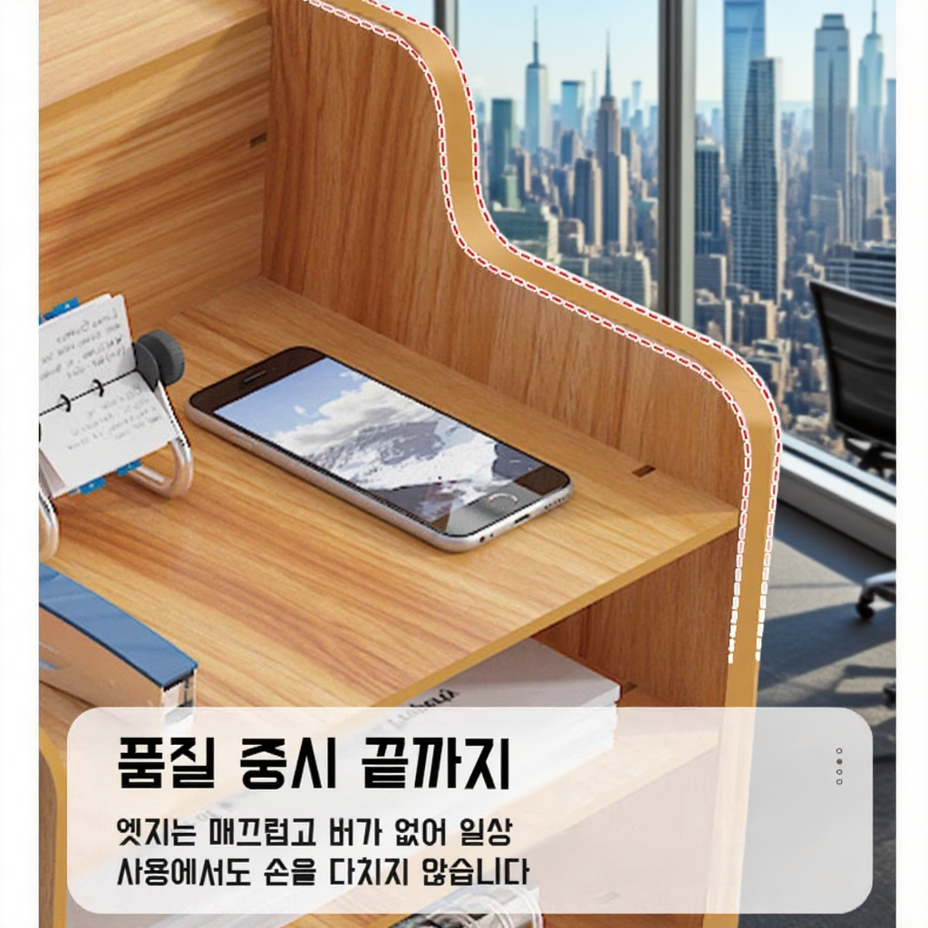 다층 사무실 데스크탑 수납함