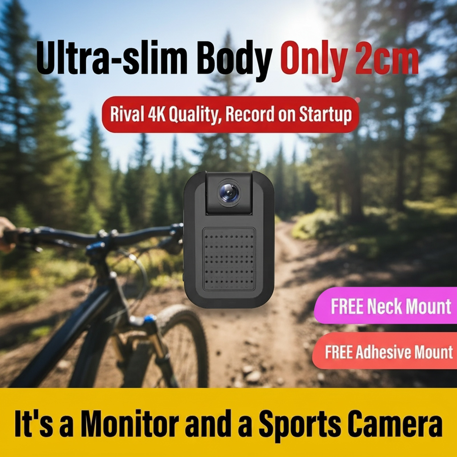 Sports Camera Home Remote Wireless Surveillance Portable Recorder DV