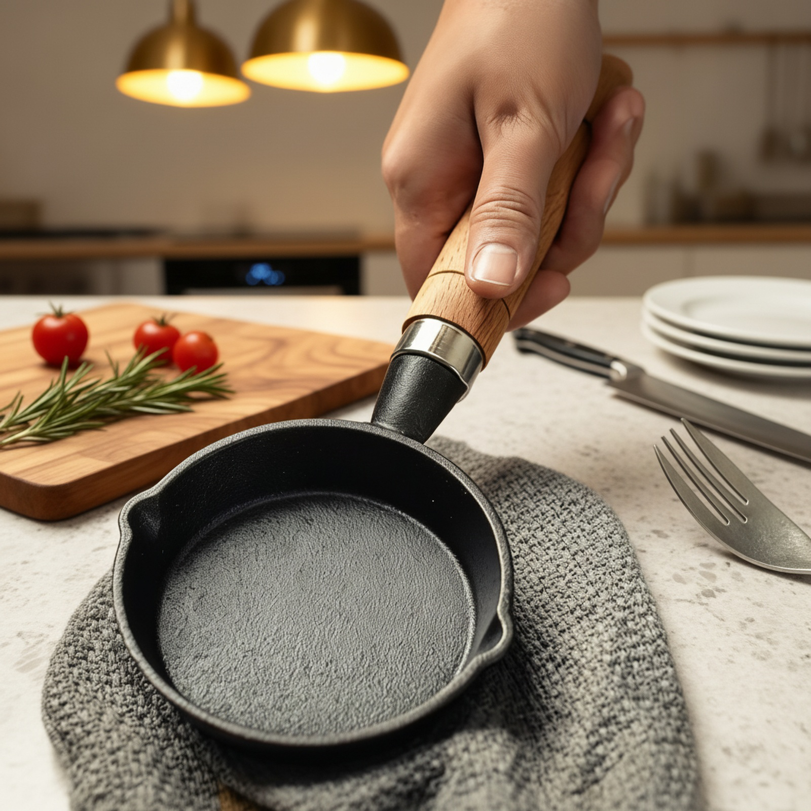 Multi-purpose Small Hot Oil Iron Pot