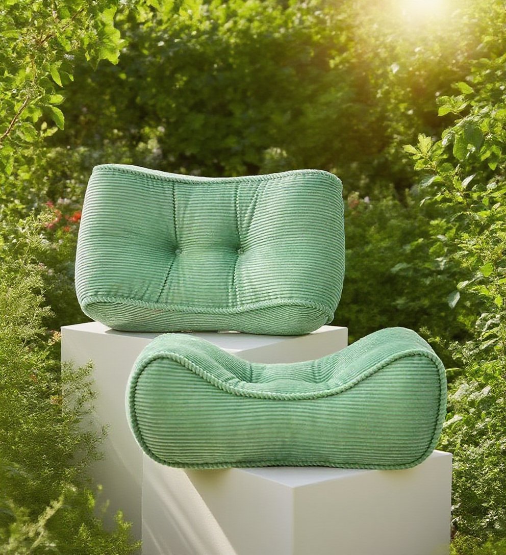 通気性抜群の腰クッション表面素材の拡大画像