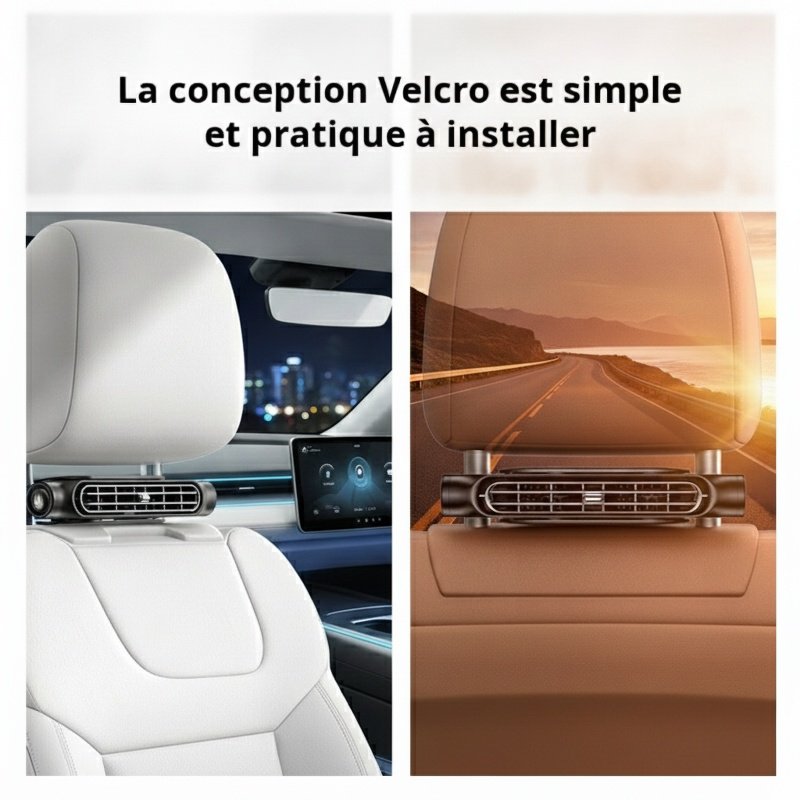 Ventilateur pour siège de voiture  - Fraîcheur embarquée