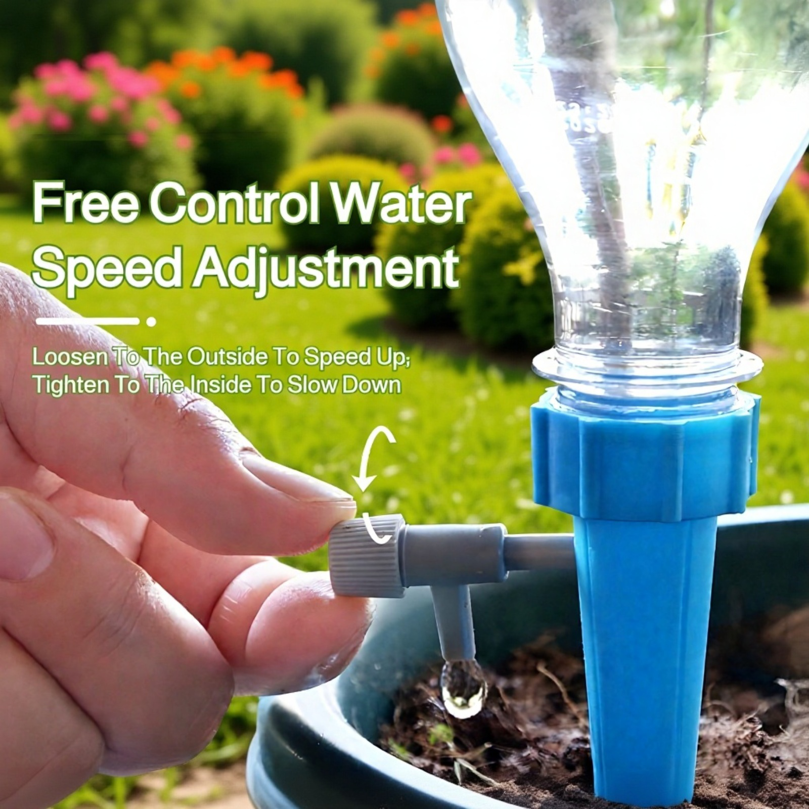 Automatic Plant Watering Device – Adjustable Drip Irrigation System 