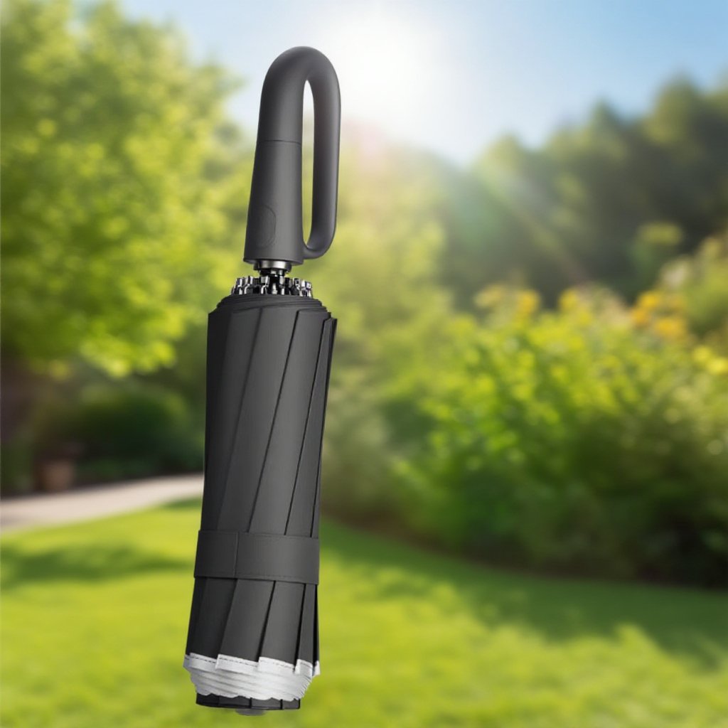 Windfester Regenschirm mit UV-Schutz