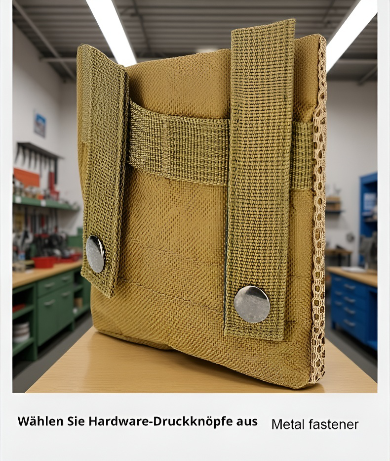 Taktische Hüfttasche mit MOLLE-System zur Erweiterung