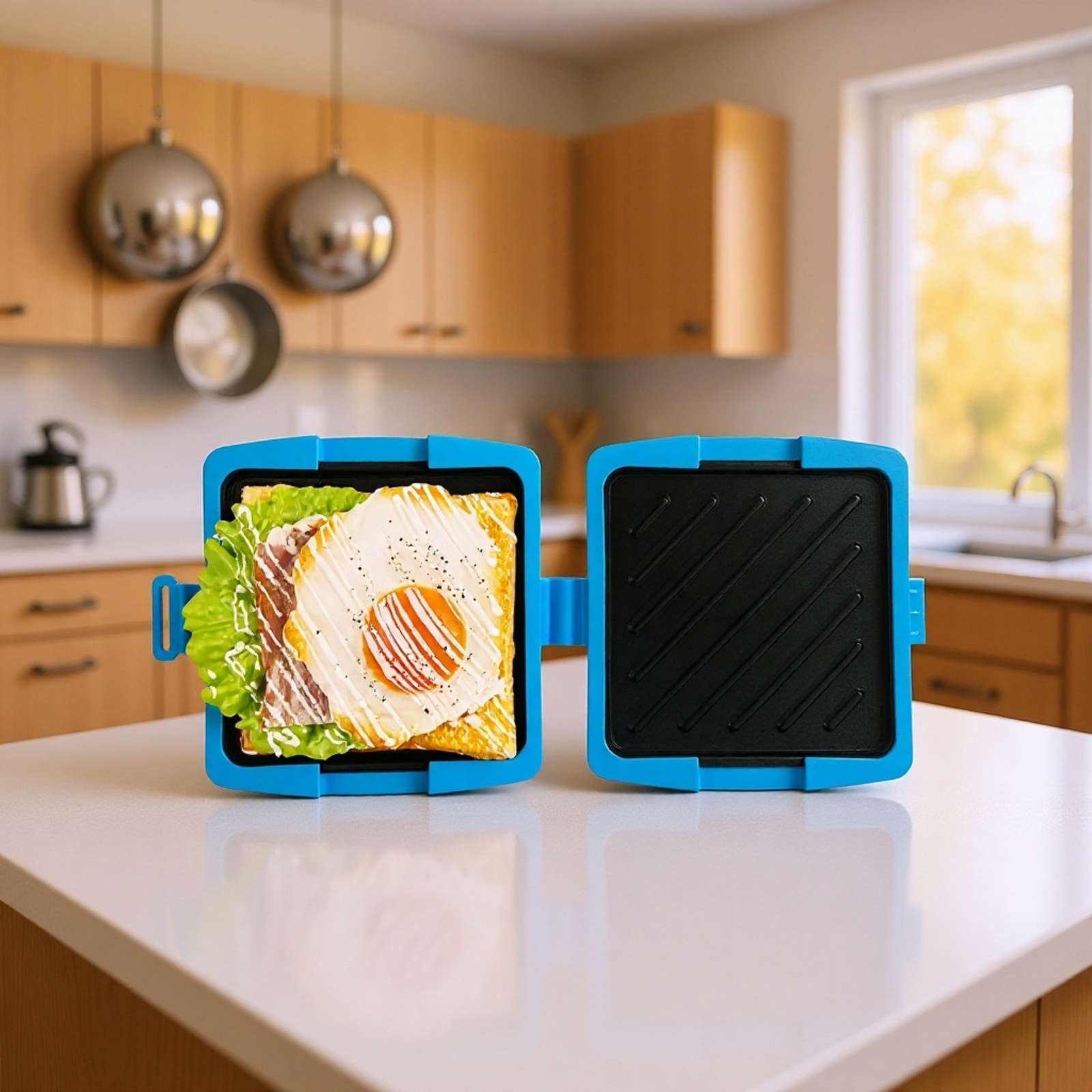 電子レンジ焼きプレート＆サンドイッチメーカー