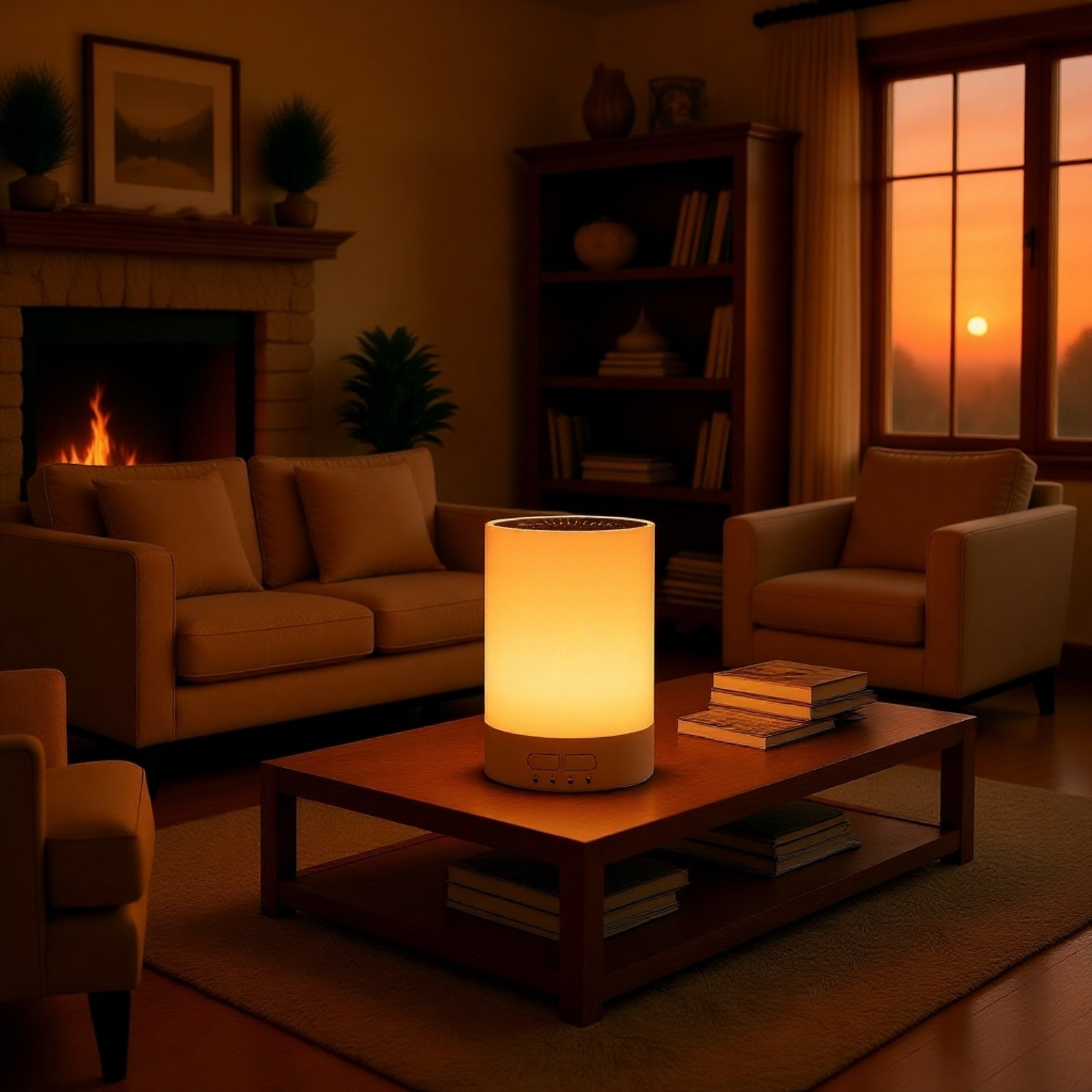 USB 전원 연결된 미니 가습기